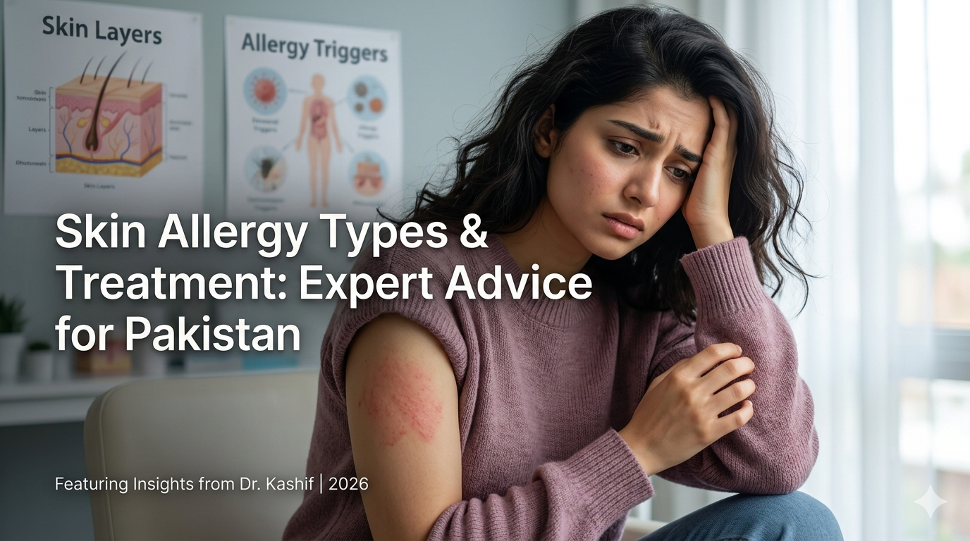Skin Allergy Types with Pictures & Treatment Pakistan 2026 | Dr Kashif - Dr Kashif's Aesthetic Studio