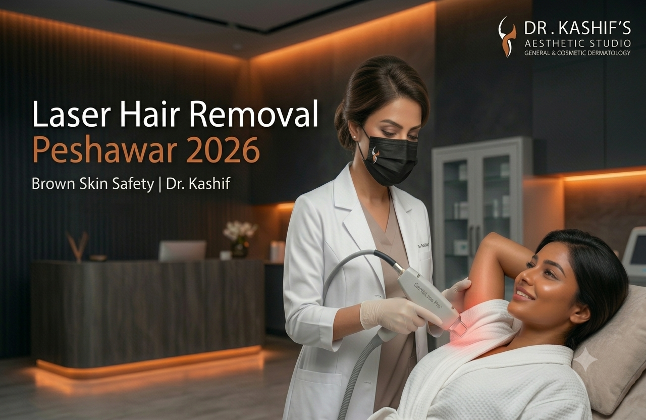 Laser Hair Removal in Peshawar 2026: Cost, Sessions and Brown Skin Safety - Dr Kashif's Aesthetic Studio