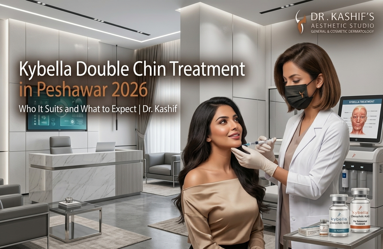 Kybella Double Chin Treatment in Peshawar 2026: Who It Suits and What to Expect - Dr Kashif's Aesthetic Studio