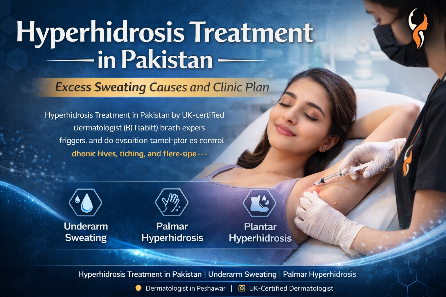 Hyperhidrosis Treatment in Pakistan: Excess Sweating Causes and Clinic Plan - Dr Kashif's Aesthetic Studio